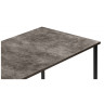 Деревянные столы Лиман 117 (157) x 77 бетон темный / черный матовый