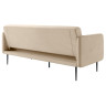 Дизайнерские диваны Monaco диван-кровать прямой с подлокотниками, трехместный, велюр бежевый Velutto 04