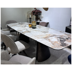 Дорогой стол. IMBERT 180 GLOSS PATAGONIA / медный Стол обеденный