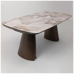 Большой стол. IMBERT 180 GLOSS PATAGONIA / медный Стол обеденный