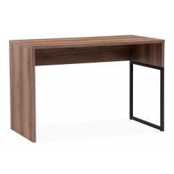 Ниа 115х60 дуб делано темный / черный матовый Стол компьютерный