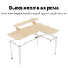 EUREKA EUREKA L60R-MW компьютерный стол с ламинированной столешницей