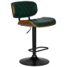 Полубарные стулья Стул барный DOBRIN MORGAN, цвет зеленый глянец PU 1890-14