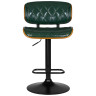 Полубарные стулья Стул барный DOBRIN MORGAN, цвет зеленый глянец PU 1890-14