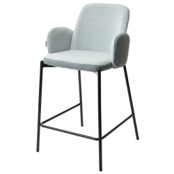 Полубарный стул NYX (H=65cm) VF113 светлая мята / VF115 серо-зеленый М-City