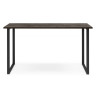 Деревянные столы Лиман 117 х 77 бетон темный / черный матовый