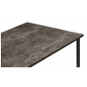 Деревянные столы Лиман 117 х 77 бетон темный / черный матовый