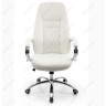Кресло руководителя для работы в офисе ARAGON белое