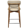 Полубарные стулья Стул полубарный Lucas 3 латте букле ножки цвета орех