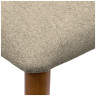Полубарные стулья Стул полубарный Lucas 3 латте букле ножки цвета орех