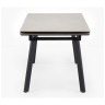 НОРМАН 140 стол с керамической столешницей, цвет carmen light grey / черный