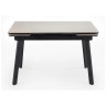 НОРМАН 140 стол с керамической столешницей, цвет carmen light grey / черный