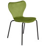 Стулья Стул Seven Style светло-зеленый велюр, чёрные ножки