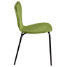 Стулья Стул Seven Style светло-зеленый велюр, чёрные ножки