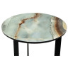 Журнальные столы Роб D-450 голубой мрамор