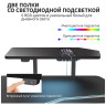 Игровые столы Стол для компьютера (для геймеров) с подставкой под клавиатуру и электрической регулировкой по высоте Eureka ERK-ES71-B-EU