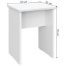 Компьютерные столы Милда 2 шт. белый текстурный