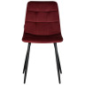 Обеденные стулья и табуреты Набор 4 шт Стул обеденный DOBRIN CHILLY, Бордовый Holland 47, основание черное
