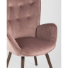Лаунж-кресло Стул Гранд велюр розовый
