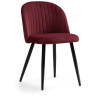 Стулья на металлокаркасе Gabi 1 wine red / black