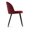 Стулья на металлокаркасе Gabi 1 wine red / black