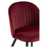 Стулья на металлокаркасе Gabi 1 wine red / black