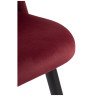 Стулья на металлокаркасе Gabi 1 wine red / black