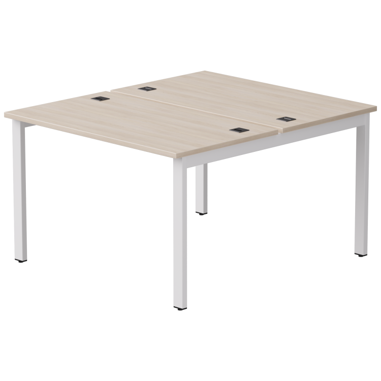 Import.categories_EVERPROF Бенч-система на 2 места Everprof EVO (ЭВО) на металлокаркасе 1180х670(1370)x755 Дуб Соната/Белый