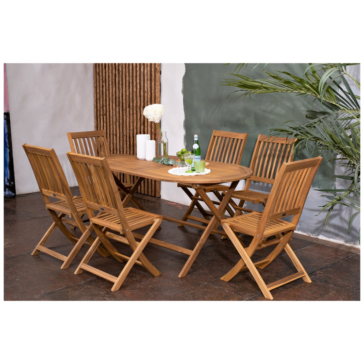 OXFORD Обеденная группа из акации OXFORD M  Joygarden