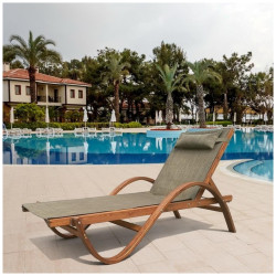 Шезлонг-лежак Мальта AFM-511B Olive