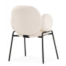Стулья на металлокаркасе Kalipso white / black
