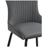 Стулья на металлокаркасе Lado gray / black