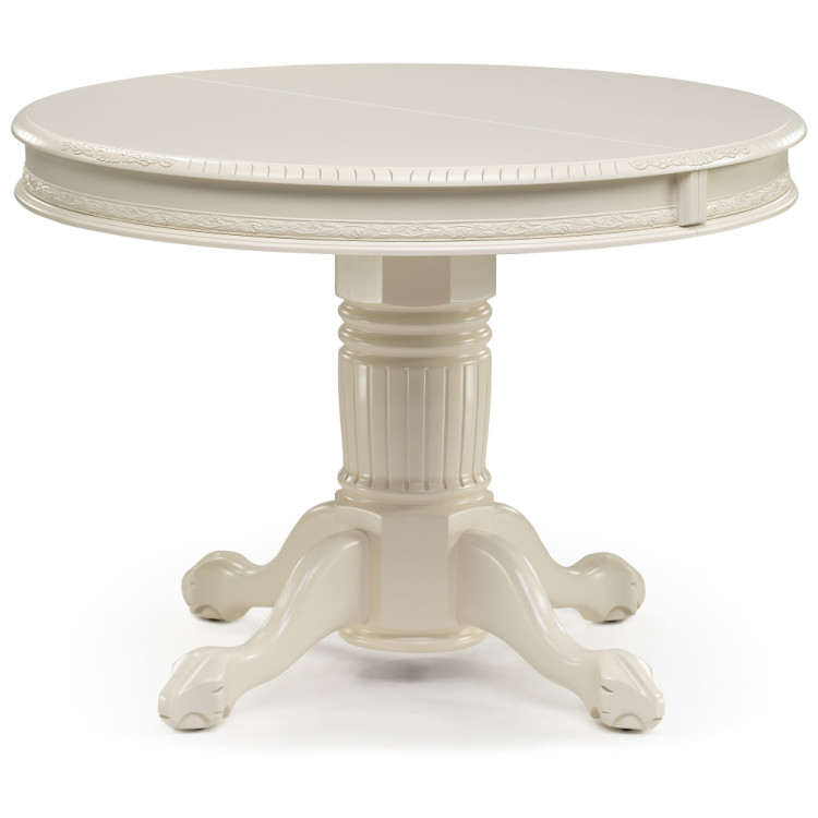 АЛЬФРЕД стол из массива дерева, цвет кремовый