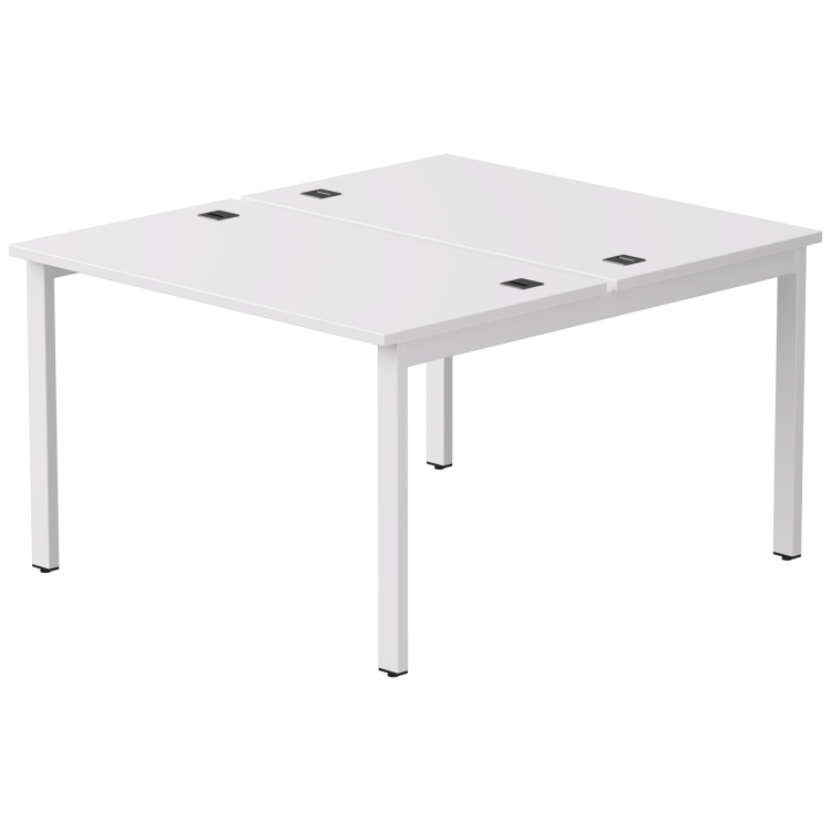 Import.categories_EVERPROF Бенч-система на 2 места Everprof EVO (ЭВО) на металлокаркасе 1180х670(1370)x755 Белый/Белый