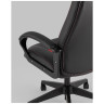 Игровые кресла TopChairs ST-CYBER 8 RED ткань/экокожа черный/красный