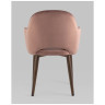 Комплекты из двух стульев Венера диамант велюр пыльно-розовый 2 шт