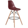 Полубарные стулья Стул барный DOBRIN DSW BAR, ножки светлый бук, цвет сливовый (R-13)