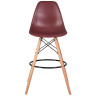 Полубарные стулья Стул барный DOBRIN DSW BAR, ножки светлый бук, цвет сливовый (R-13)