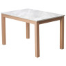 Ламинированные столы Стол TME-6931 MBH SWEDEN белый мрамор / MILKY WHITE  M-City