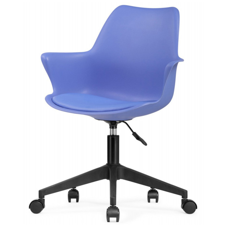 TULIN гостинное кресло с обивкой искусственной кожей, цвет синий