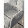 DAVEN 360 поворотное стул-кресло с обивкой тканью цвет серый RIELY-450 / G1038-04 / каркас темно-серый, ®DISAUR