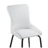 Стулья на металлокаркасе Lado white / black