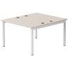 Import.categories_EVERPROF Бенч-система на 2 места Everprof EVO (ЭВО) на металлокаркасе 1180х670(1370)x755 Кашемир/Белый