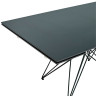 T041 (160 см) большой обеденный стол с раздвижной керамической столешницей, max длина 220 см