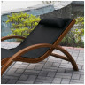 Шезлонги для дачи Шезлонг-лежак Мальта AFM-503 Black
