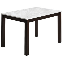 TME-6931 MBH SWEDEN белый мрамор / темный орех   Стол обеденный
