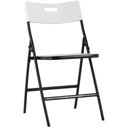 Стул складной банкетный LITE белый стул на металлическом каркасе
