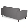 Дизайнерские диваны Club диван-кровать прямой, велюр Frost Smoke