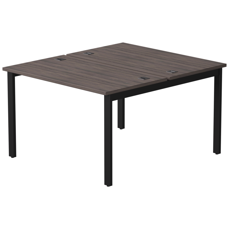 Import.categories_EVERPROF Бенч-система на 2 места Everprof EVO (ЭВО) на металлокаркасе 1180х670(1370)x755 Дуб Пасадена/Черный