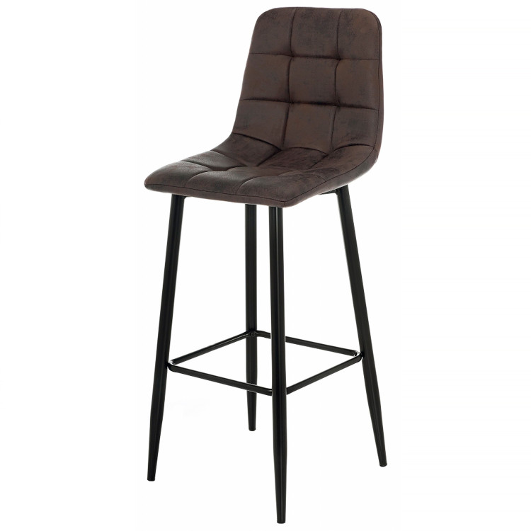 Барный стул CHIO (H=76 см) с тканевой обивкой